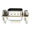 Heyiarbeit 15-pin 3-Row D-SUB Connector Changer 1404-151-D1-2 Male h65 3.05mm Mini High Density Port Terminal Breakout for Mechanical Equipment CNC Computers Pack Blue 5pcs view 4