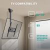 WALI Ceiling TV Mount for 26-65 inch, Full Motion Ceiling TV Bracket Fits Most LED, LCD, OLED 4K Flat Screen TVs, up to 99lbs, Mounting Holes 400x400mm (CM2665-P), Black view 2