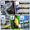 GREENCYCLE Industrial Permanent Vinyl Labels 18431 3/8" (9mm) x 18ft (5.5m) Compatible for DYMO Rhino 5200 4200 3000 5000 6000 PRO1000,LabelWriter 450 Duo (Black on Yellow, 10 Pack) view 3