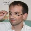 Eyekepper Computer Reading Glasses - Blue Light Filter Readers - UV420 Protection Metal Half-rim Women Men - Silver view 2
