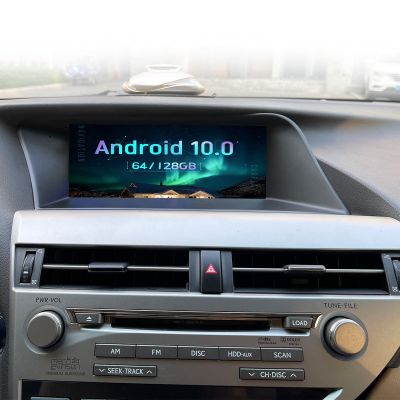 ZWNAV Android 10 Car Radio for Lexus RX270 350 450 2009-2012, Bluetooth 5.0 Stereo GPS Navigation Head Unit Multimedia Music Video Player (09-12 RX Low Version, 8+128GB Carplay)