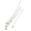 Yinpecly 50PCS Cable Cord Ties 7.87 Inch Releasable Adjustable Nylon Cable Zip Ties Perfect for Quality Plastic Closure Tie for Tying Gift Bags Art Craft Ties Manage Cords White view 4
