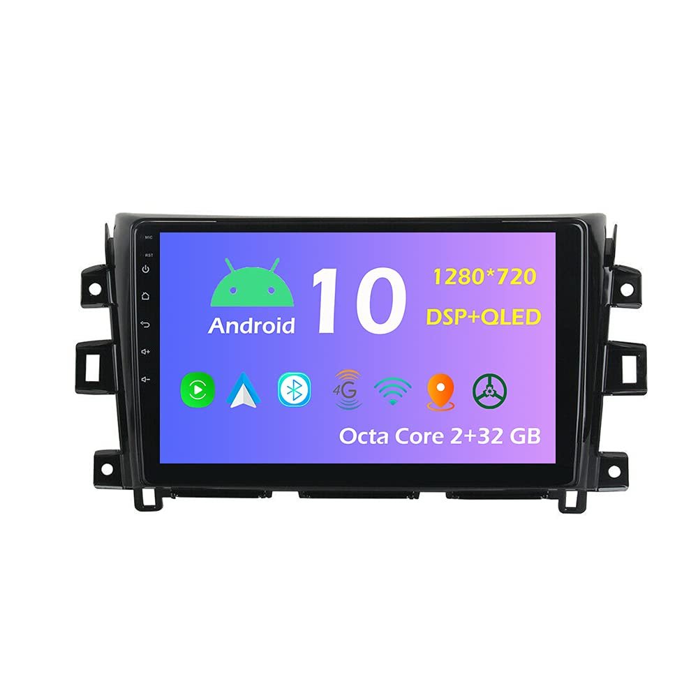 10.1'' Android 10.0 Car Radio Stereo Fit for 2011-2016 Nissan NAVARA Frontier NP300 Head Unit GPS Navigation Carplay 4G WiFi Bluetooth