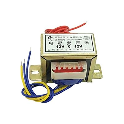 EI35 2W Transformer 220V to 6V9V12V15V18V24V30V36V AC DB-2VA Low Frequency Isolation Audio Transformer (Color : 220V Double, Output Voltage : AC24V)
