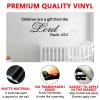 AnFigure Wall Stickers for Kids, Bible Verse Wall Decor, Inspirational Church Blessing Saying Sign Family Lettering Decorations Home Art Decor Vinyl Stickers Children Area Gift From The Lord 32"x12.5" view 2