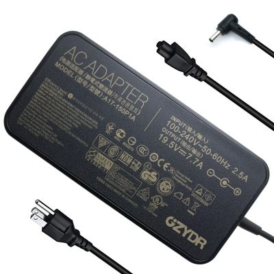 150W Laptop Adapter 19.5V 7.7A A17-150P1A AC Adapter for Asus Laptop Charger 5.5x2.5mm(not 4.5x3.0mm)