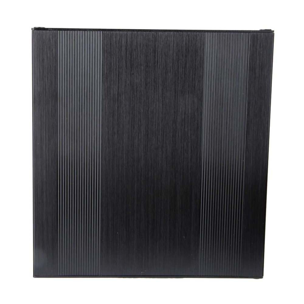 Electrical Boxes Aluminum Box, Brushed Black Oxide Split Type Aluminum Cooling Case Enclosure Electronic DIY Circuit Board Project Protective Box