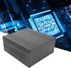 Electrical Boxes Aluminum Box, Brushed Black Oxide Split Type Aluminum Cooling Case Enclosure Electronic DIY Circuit Board Project Protective Box view 3