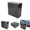 Electrical Boxes Aluminum Box, Brushed Black Oxide Split Type Aluminum Cooling Case Enclosure Electronic DIY Circuit Board Project Protective Box view 4