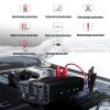 DDHVVOH 600w Pure Sine Wave Power Inverter Dc 12v to 110v Ac Car Inverter with Digital LCD Display,Household Electricity,Office Electricity,Medical Equipment,12V-220V-2000W view 2