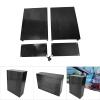 Electrical Boxes Aluminum Box, Brushed Black Oxide Split Type Aluminum Cooling Case Enclosure Electronic DIY Circuit Board Project Protective Box view 4