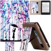 REASUN Case for Kindle Paperwhite 2018, Slim Hand Strap Foldable Stand PU Leather Smart Cover with Auto Wake/Sleep Case for Amazon Kindle Paperwhite (10th Generation 2018 Released), Paint Girl view 1