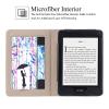 REASUN Case for Kindle Paperwhite 2018, Slim Hand Strap Foldable Stand PU Leather Smart Cover with Auto Wake/Sleep Case for Amazon Kindle Paperwhite (10th Generation 2018 Released), Paint Girl view 3