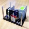 Open Benchtable Chassis Transparent Acrylic DIY Water-Cooled Chassis Personality Computer Chassis Rack MATX view 1