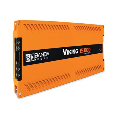 1-Channel Car Audio Amplifier - 250 Watts Max at 4 ohms Class D Car Audio Amplifier, High and Low Impedance Inputs with Automatic Turn On System, RCA Output L/R, Orange - Banda BD250.1ORANGE