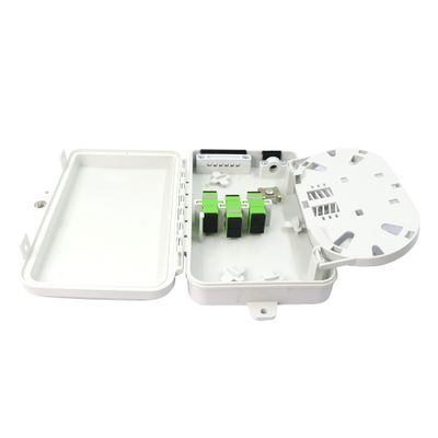 PNGKNYOCN 6 Core FTTH Fiber Distribution Box - 6 Port Splitter Box for SC, FC, E2000 Adapters