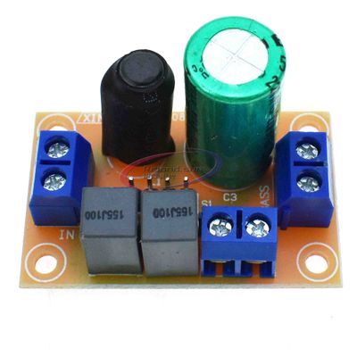 Reland Sun Ajustable Treble Bass 2 Way Audio Frequency Divider Speaker Crossover Filters