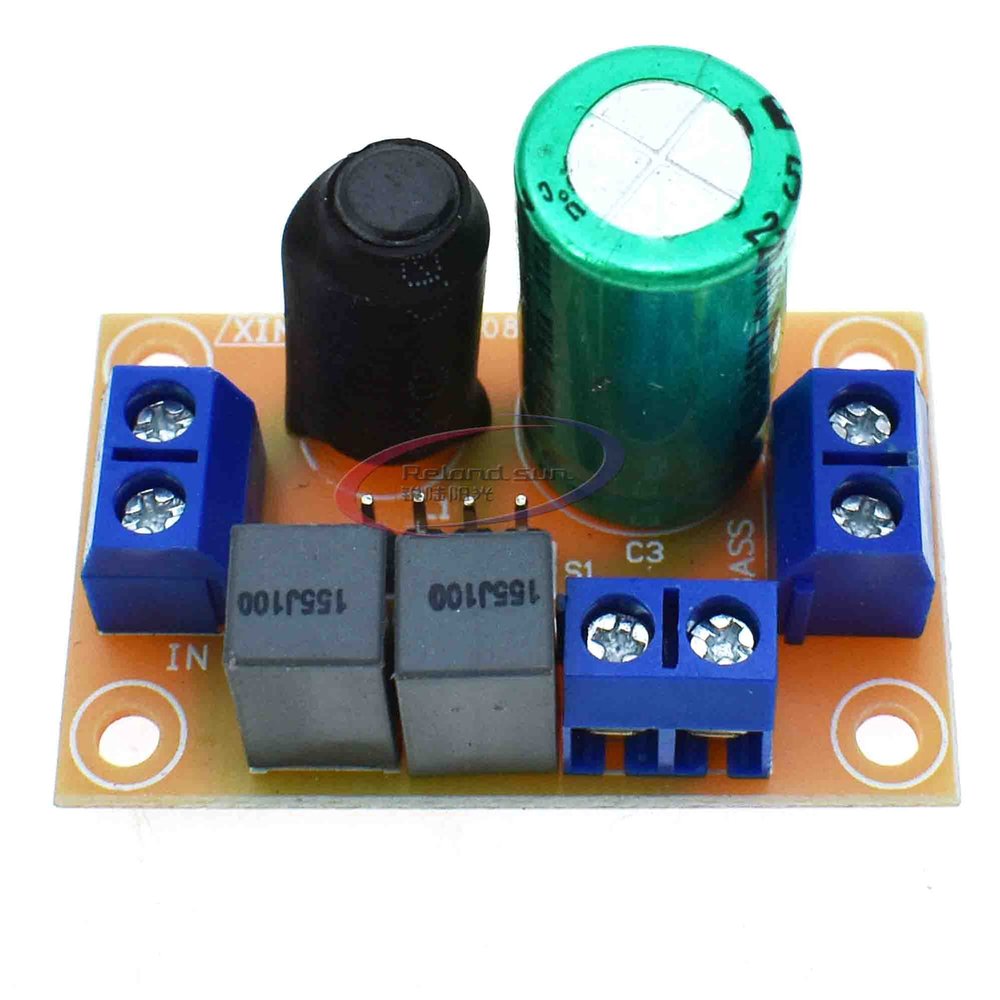 Reland Sun Ajustable Treble Bass 2 Way Audio Frequency Divider Speaker Crossover Filters