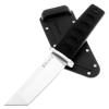 Cold Steel Kyoto 3.25" Durable Compact 8Cr13MoV Stainless Steel Fixed Blade Tanto Outdoor Hunting Utility Knife, 3 3/8" Textured Kray-Ex Handle, Sheath Included view 2