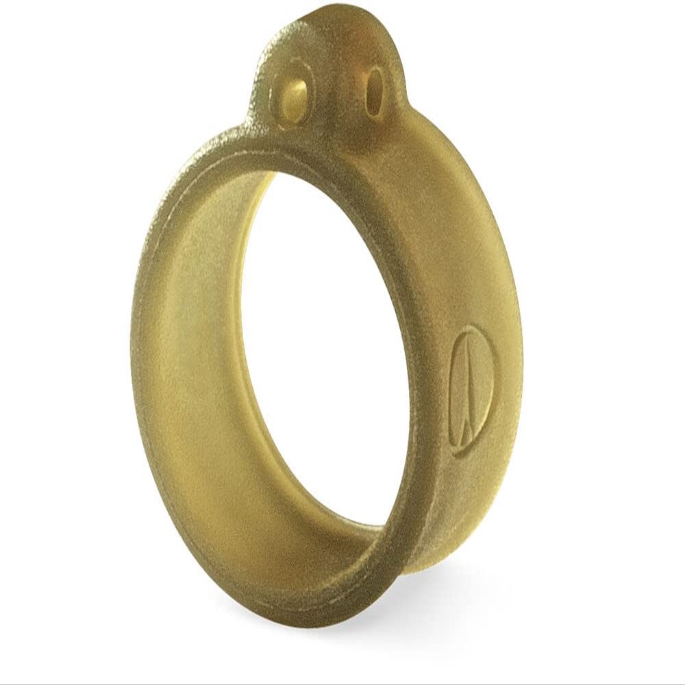 Crossover Ring Green Pumpkin #4 mm