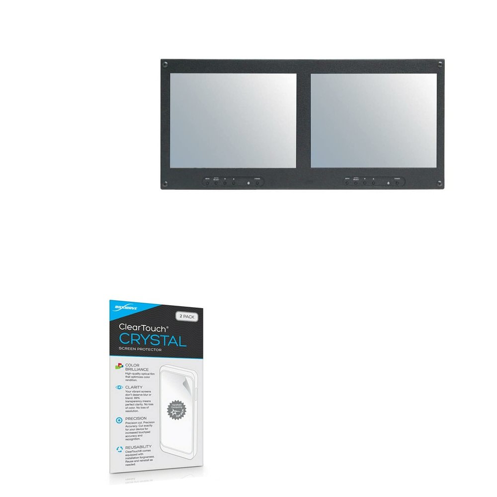 BoxWave Screen Protector Compatible with Industrial PC Pro RMM-102N - ClearTouch Crystal (2-Pack), HD Film Skin - Shields from Scratches
