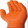 Mechanix Wear: 8 Mil Heavy Duty Nitrile Disposable Gloves, Latex Free, Powder Free, Nitrile Rubber Gloves with Textured Grip, 100 pack, Cleaning and Mechanic Work Gloves (Orange 8 mil, X-Large) view 2