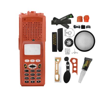 Amasu XTS5000 Front Housing Case with Cooper Switch for Radio XTS5000 Model III M3 (Orange)