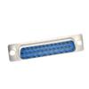 Heyiarbeit 25-pin 2-Row D-SUB Connector Changer 1405-251-05-2 Male Copper Alloy 3.05mm Mini High Density Port Terminal Breakout for Mechanical Equipment CNC Computers Pack Blue 20pcs view 2