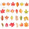Gersoniel 110 Pieces Fall Leaves Stickers Maple Leaf Stickers for Scrapbooking Journaling Waterproof Autumn Vinyl Decals for Water Bottle Laptop Motorcycle Bicycle Luggage Phone Skateboard view 2