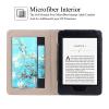 REASUN Case for Kindle Paperwhite 123, Slim Hand Strap Foldable Stand Cover with Auto Wake/Sleep Case for Amazon All-New Kindle Paperwhite (Fits 2012, 2013, 2015 and 2016 Versions), Apricot Flower view 3