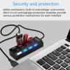 16MG 4-Port USB 2.0 Hub,High Speed Data USB Hub with Individual Power On/Off Switch,Balck/White view 4