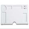 Kesper Desk Organiser & Monitor Stand, Material: Chipboard, Dimensions: W: 60 x H: 8.5 x D: 30 cm, Colour: White, 58821 13 view 3