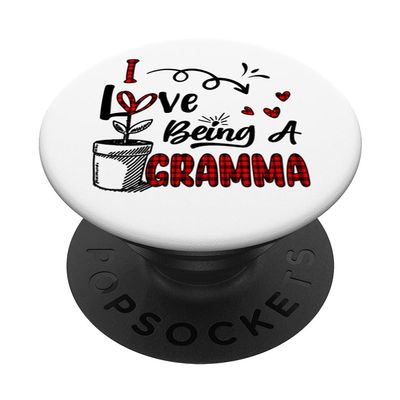 I Love Being A GRAMMA Cute Hearts Gifts For GRAMMA PopSockets Swappable PopGrip