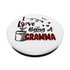 I Love Being A GRAMMA Cute Hearts Gifts For GRAMMA PopSockets Swappable PopGrip view 2