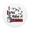 I Love Being A GRAMMA Cute Hearts Gifts For GRAMMA PopSockets Swappable PopGrip view 3