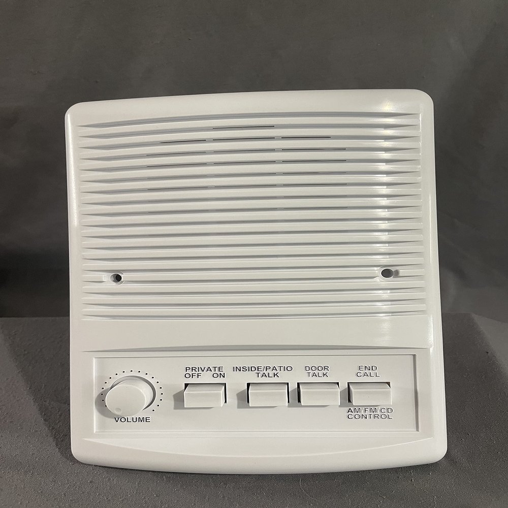 SCFM White Replacement Faceplate for Nutone Intercom Speaker ISA-445 IS-445 ISA-449 IS-449 ISA-445WH ISA-449WH IMA-4406 Speaker