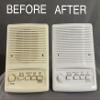 SCFM White Replacement Faceplate for Nutone Intercom Speaker ISA-445 IS-445 ISA-449 IS-449 ISA-445WH ISA-449WH IMA-4406 Speaker view 3