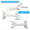 2-Be-Best Mini Projector Wall Mount Upgraded Angle Adjustable Projector Mount Length 7.9 in Rotation 360 Projectors Mounts Compatible with Most Mini Projectors view 4
