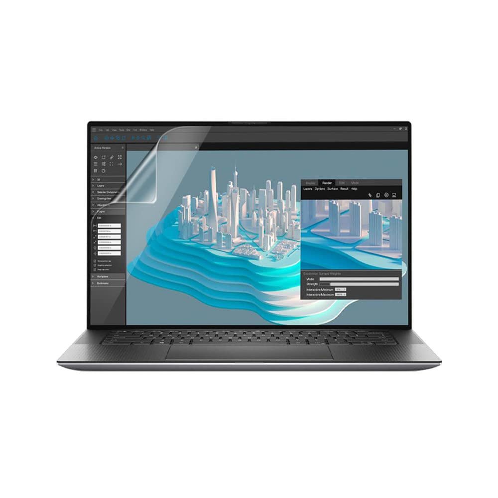 celicious Matte Anti-Glare Screen Protector Film Compatible with Dell Precision 15 5560 (Touch) [Pack of 2]