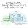 NETGEAR Orbi Whole Home Tri-Band Mesh WiFi 6 System (RBK653) Router with 2 Satellite Extenders, Coverage Up to 6,000 Square Feet, 40 Devices, AX3000 (Up to 3Gbps) view 3