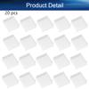 Heyiarbeit 20pcs Silicone USB2.0 Cap Port Cover Anti Dust Stopper Plug Cover Protector Cap for Male End Computer Digital Socket Printer Transparent Tone view 4