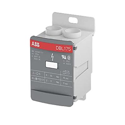1SNL317510R0000 | DBL 175 | ENTRELEC Power Distribution Blocks, 1 Pole, 175 A Current Rating (UL), 12 Position, DIN Rail