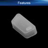 Heyiarbeit 10pcs Silicone VGA Cap Port Cover Anti Dust Stopper Plug Cover Protector Cap for End Computer Digital Socket Printer Transparent Tone view 3