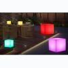 LED Square Glowing Cube Stool Chair Light RGB 16 Colors Waterproof Night Lights Rechargeable Cosmic Cube Lights Outdoor Furniture Stool with Remote Control for Home Bedroom Party Bar 17.1x17.1inch view 3