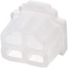 Heyiarbeit 10pcs Silicone RJ11 Cap Port Cover Anti Dust Stopper Plug Cover Protector Cap for End Computer Digital Socket Printer Transparent Tone view 2