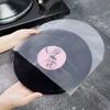 sdroceRyaM 50PCS 10 Inches Vinyl Record Inner Sleeves Anti Static Plastic Round Bottom Protective Sleeves for 78 RPM SP Vinyl Record, Translucent view 2