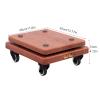 Floor-Standing Speaker Stand, 2pcs Audio Damping Pad, Speaker Brackets/Tray, Lockable with Universal Wheels, Easy to Move (Color : B, Size : 30 * 35CM) view 2
