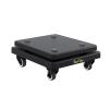 BXYXJ Floor-Standing Speaker Stand, 2pcs Audio Damping Pad, Speaker Brackets/Tray, Lockable with Universal Wheels, Easy to Move (Color : A, Size : 30 * 35CM) view 1