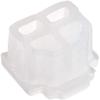 Heyiarbeit 20pcs Silicone RJ11 Cap Port Cover Anti Dust Stopper Plug Cover Protector Cap for End Computer Digital Socket Printer Transparent Tone view 3