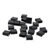 Heyiarbeit 20pcs Silicone USB2.0 Cap Port Cover Anti Dust Stopper Plug Cover Protector Cap for Male End Computer Digital Socket Printer Black Tone view 1